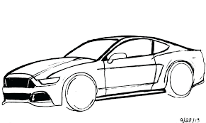 Use this mustang coloring book full of classic muscle car pictures as a marketing or promotional item, and provide hours of fun for adults and kids of any age. Mustang Easy Drawings Cars Picture Idokeren
