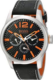 Christine is homeless in paris. Amazon Com Boss Orange Men S 1513228 Paris Analog Display Quartz Black Watch Hugo Boss Watches