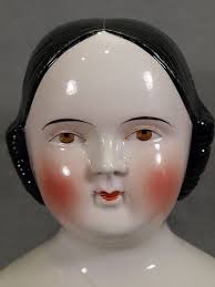 Early brown eye china doll