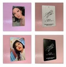 Hwasa Official Photocard Set Mamamoo 2nd Album Reality In Black Photo Card Only Photocard Mamamoo Photo Cards