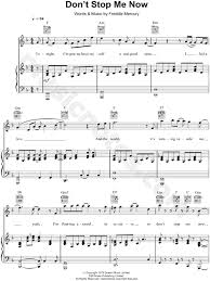 Queen Don T Stop Me Now ноты для фортепиано Print And Download Don T Stop Me Now Sheet Music By Queen Sheet Music Arranged For Piano Vocal Guitar And Singer Pro In F Major Sheet Music Music Dont Stop
