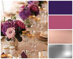 Purple Winter Wedding Colour Scheme Dark Purple Magenta Rose Gold And Silver Eze Wedding Color Schemes Winter Purple Winter Weddings Winter Wedding Colors