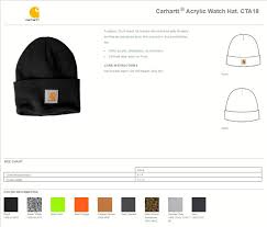Carhartt Watch Hat Acrylic Beanie A18 True To Size Apparel
