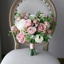 5 out of 5 stars. Dusty Rose Pink Bridal Bouquet Classic Wedding Bouquet Etsy