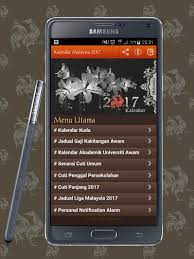 Dan paling seronok anak dapat merehatkan diri secukupnya selain kemungkinan melawat destinasi tertentu di dalam atau luar negara tidak seperti. Calendar Kalendar Malaysia 2017 For Android Apk Download