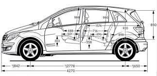 Mercedes Benz B Klasse T 245 Abmessungen Technische Daten Lange Breite Hohe Gepackraumvolumen Mercedes Benz B Mercedes Benz Mercedes