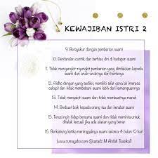 Diperlukan kerjasama antara suami dan istri dalam membangun keharmonisan rumah tangganya. Kewajiban Istri Kata Kata Motivasi Kutipan Buku Kata Kata Indah