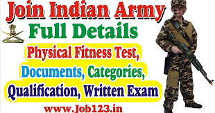 Punjab Jobs Join Indian Army Qualification Age Height