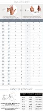 Add ½ inch to your measurement. Ring Size And Bracelet Size Guide Prjewel