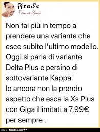 Jul 02, 2021 · con el fin de evitar la propagación de la variante delta del coronavirus, el gobierno australiano limitará la entrada de personas al país durante todo el mes de julio. Non Fai Piu In Tempo A Prendere Una Variante Che Esce Subito L Ultimo Modello Facciabuco Com