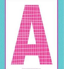 With the worksheets on the pages below, children will this page has alphabet handwriting practice worksheets, classroom letter charts, abc books, alphabet fluency. Big Alphabet Letters Plaid And Polka Dot A Wellspring