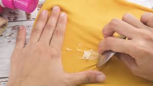 Soak the glue in cold water, then blot the glue with a wet sponge. Easy Ways To Get Glue Off Of Clothes 13 Steps With Pictures