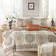 Mizone lance twin/twin xl comforter set in orange. Coverlet Sets Orange Comforters Bedding Sets For Bed Bath Jcpenney