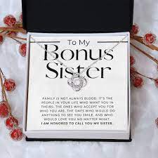 My Bonus Sister - Gift For My Best Friend (Female), Step Sister, Siste | Bff  christmas gifts, In law christmas gifts, Bff christmas