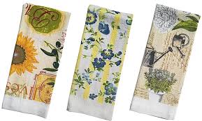 Folks just love the vibrancy and durability of our colored cotton kitchen towels! Floral Terry Printed Kitchen Towel Size 15x25 Pack Living Fashions
