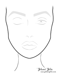 Free Printable Blank Makeup Face Charts Makeupview Co