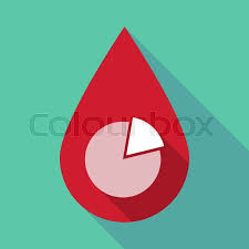 Illustration Of A Long Shadow Blood Stock Vector