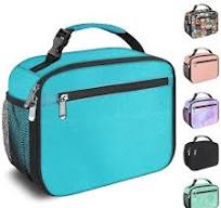 Lancheira infantil para meninos meninas lancheira térmica durável lancheira  infantil lancheira sacola para escola azul claro | Amazon.com.br