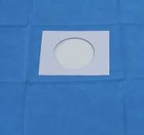 Fenestrated Surgical Drape – Blue Sterile Drape with Opening for Targeted  Procedures