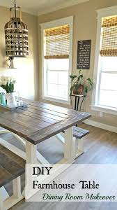 Diy Farmhouse Table In 2020 Farmhouse Dining Room Table Dining Room Makeover Farmhouse Table Plans