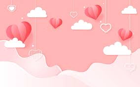 Pink Background With Hanging Hearts Free Image By Rawpixel Com Ployploy In 2020 Concept Design Vector Design Wedding Invitation Card Design