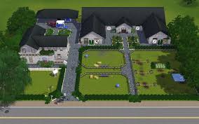 Birds Eye View Of A House Cartoon Pin By Ravit Suraskulwat On The Sims 3 Dream Horse Barns Horse Farm Layout Horse Barns