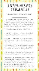 Valesa Va Bien Lessive Au Savon De Marseille Lessive Savon De Marseille Recette De Lessive