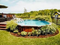 An above ground pool must be placed on a smooth level surface. How Above Ground Pools Can Transform Backyard Living Area Solar Breeze