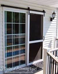 I went to the lumber store to get the wood for my screen door and the guy at the yard asked what i was building. Sliding Screen Door Like A Barn Door Sliding Screen Doors Diy Screen Door Diy Barn Door