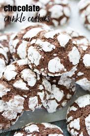 Easy Chocolate Crinkle Cookies Recipe These Soft And Fudgy Cookies Taste Like A Chewy Brown Chocolate Crinkle Cookies Crinkle Cookies Recipe Chocolate Recipes