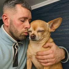 Come back Daddy” Who's baby misses their daddy? Tag a friend and help us  make another person smile today. “Happiness starts with a smile” Have a  good day. Love for our dogs