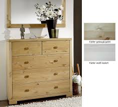Jedes möbelstück ist ein unikat. Massivholz Wasche Kommode Kiefer Massiv Schubladen Schrank Highboard Anrichte Ebay