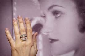 Diamond Ring By Tiffany Co Editorial Stock Photo