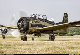 � the flying bulls are a group of enthusiasts who are passionate about historic aircraft and helicopters. Oe Esa The Flying Bulls North American T 28b Trojan At Katowice Muchowiec Photo Id 1330359 Airplane Pictures Net