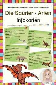 Genau hinschauen, analysieren, vergleichen und das richtige finden. Saurier Arten Steckbriefe Unterrichtsmaterial Im Fach Sachunterricht Forschendes Lernen Steckbrief Flugsaurier