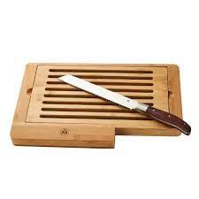Bread cutting board plastic with knife are not only sturdy in quality and efficient in performance but are also esthetically appealing, blending perfectly with different kitchen themes and purposes. Laguiole Cutting Board And Bread Knife Bamboo Laguiole Wineandbarrels A S