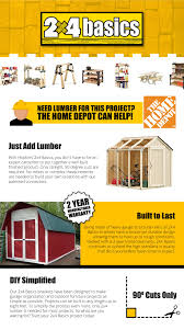 2 X 4 Basics Shed Kit With Barn Roof 90190 The Home Depot Building A Shed Pallet Shed Plans Shed Kits