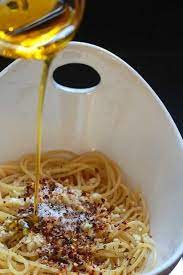 Pasta With Olive Oil Garlic And Crushed Red Pepper Recipe Recipe Recipes Food Yummy Food