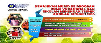 Permohonan kemasukan sekolah berasrama penuh (sbp) 2020 tingkatan 1 dan 4. Permohonan Masuk Kolej Vokasional Sekolah Teknik 2017 Bmblogr