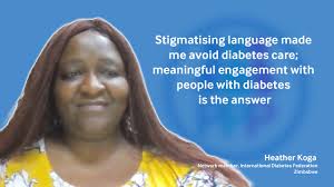 Stigmatising language made me avoid diabetes care; meaningful engagement  with people with diabetes is the answer