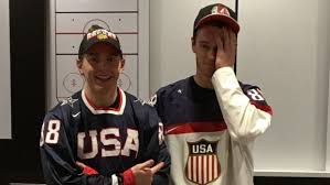 This officially licensed color photograph pictures jonathan toews and patrick kane. Jonathan Toews Stays True To His Word And Rocks Patrick Kane S Team Usa Gear Article Bardown