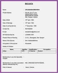 Downloading my faking give me a job to create a biodata form. Job Bio Data Rengu