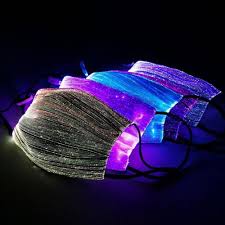 Led Face Mask Led Light Up Face Mask Led Rave Mask Tableclothsfactory