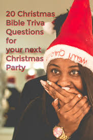If you know, you know. Christmas Bible Trivia Quiz For Christmas Party Games