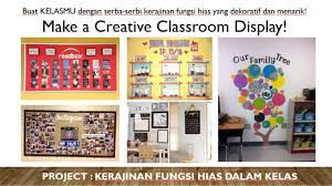 Lemari di dalam kelas harusnya diletakkan di bagian paling samping papan tulis baik itu kiri maupun kanan atau letakkan di sebelah meja guru. Sebuah Dekorasi Kelas Jund Diurna