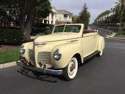 1940 Plymouth Deluxe Convertible Coupe Vintage Cars Cars Plymouth