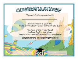 The kids are happy because there is much more space with the big living room and the garden outside. Diploma Invitation For Preschool And Kindergarten Grads Dr Seuss Oh The Places