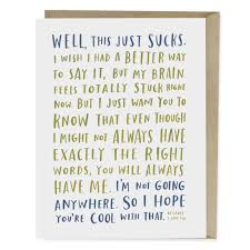 Awkward Sympathy Empathy Card Empathy Cards Sympathy Cards Funny Birthday Cards