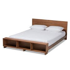 Since queen platform beds have plenty of space for storage it is a great place. Regina Queen Size Platform Storage Bed With Built In Shelves 9903640 Hsn