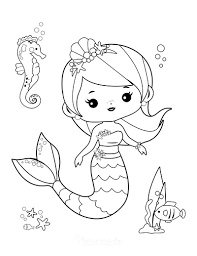 Then, introduce her to amazing underwater adventure with these 25 free printable mermaid coloring pages. 57 Mermaid Coloring Pages Free Printable Pdfs